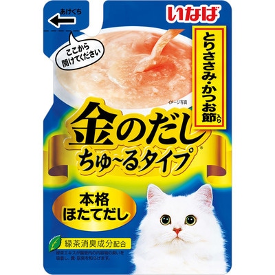 いなば　金のだし　ちゅ～るタイプ　とりささみ かつお節入り 140g　　　　