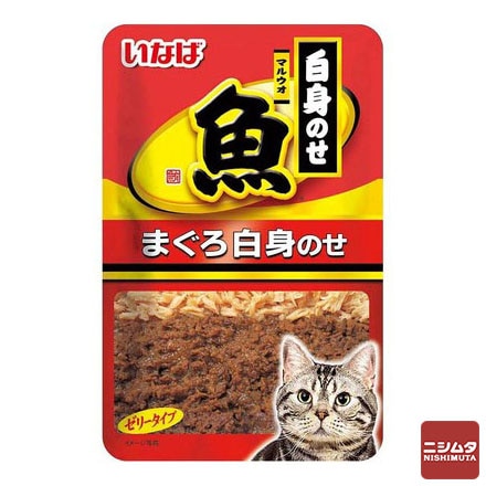 いなば マルウオ 白身のせパウチ まぐろ白身のせ ゼリータイプ 40g