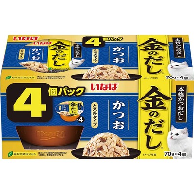 いなば　金のだしカップ　4P　かつお　70g＊4P