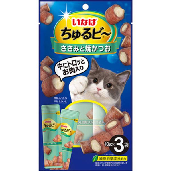 いなば　ちゅるビ〜　ささみと焼かつお　10g×3袋