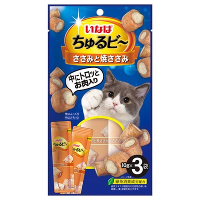 いなば　ちゅるビ〜　ささみと焼ささみ　10g×3袋