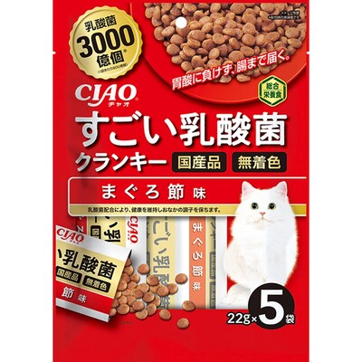 いなば　CIAO　すごい乳酸菌クランキー　まぐろ節味　22g×5袋