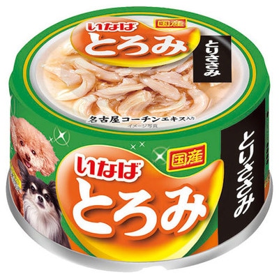 いなば　犬　とろみ　缶詰　国産　若鶏レバー　とりささみ いなば 犬とろみ缶 とりささみ 80g | ミニ缶 | ニシムタ ネットショップ