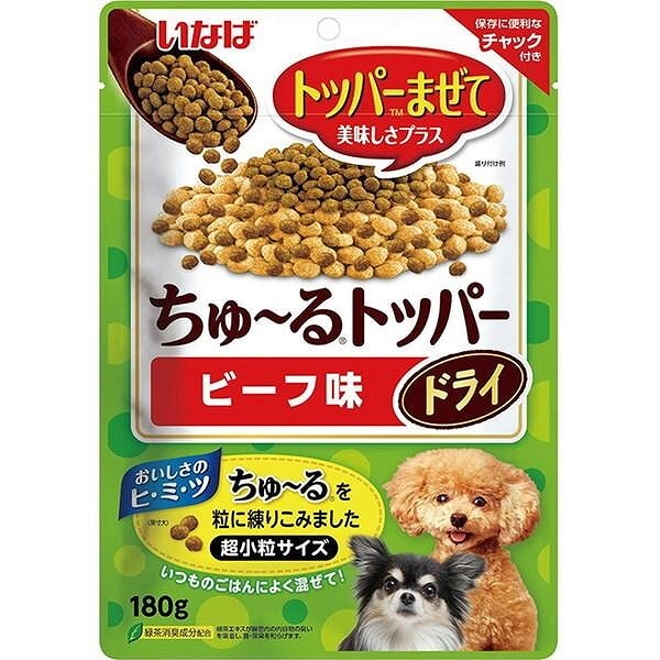 いなば ペットフード ちゅ~るトッパードライ ビーフ味 180g