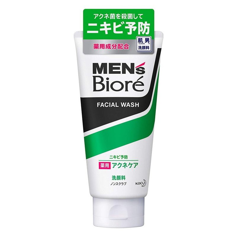 メンズビオレ　薬用アクネケア洗顔　ノンスクラブ　130ｇ(医薬部外品)