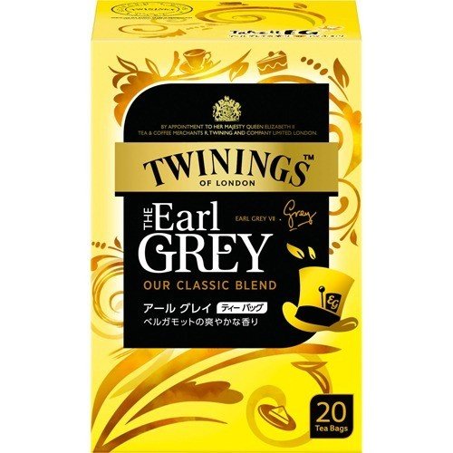 TWININGS トワイニング アールグレイ ティーバッグ 20袋 ベルガモットの爽やかな香り 個包装 紅茶