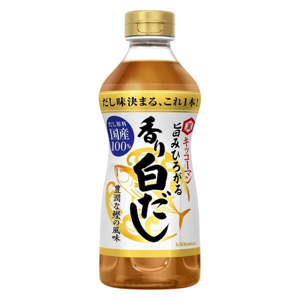 キッコーマン 旨みひろがる 香り白だし 500ml
