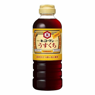 キッコーマン うすくち醤油 500ml