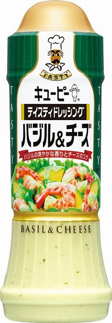キューピー テイスティドレッシング バジル＆チーズ 210ml  調味料