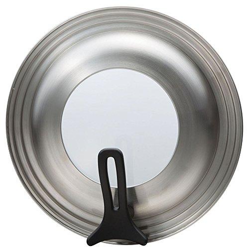 貝印  ステンレス製 フライパンカバー スタンド付き 24~28cm DW5648