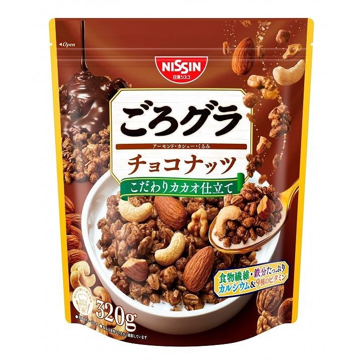 日清シスコ ごろグラ チョコナッツ 320g | グラノーラ系 | ニシムタ