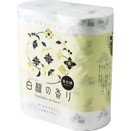 トイレットペーパー　白檀の香り　4ロール(ダブル)