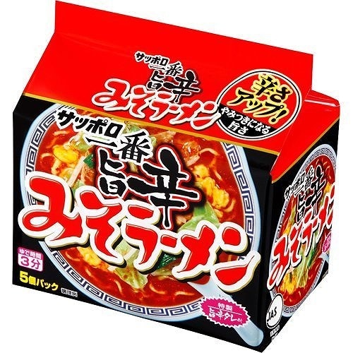 サッポロ一番 みそラーメン 旨辛 ( 5食入 )