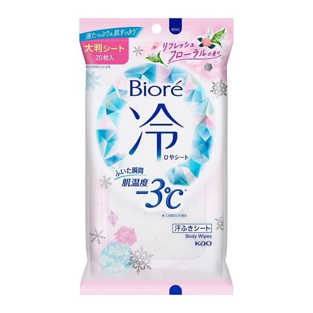 花王 ビオレ 冷シートリフレッシュフローラルの香り20枚入