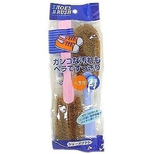 東和産業　NL シューズブラシ ピンク、ブルー(2本入)