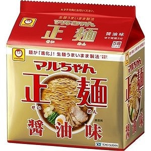 マルちゃん正麺 醤油味 5食パック ( 105g×5食入 )