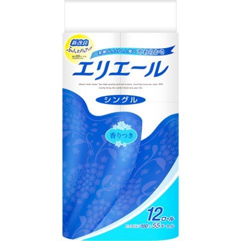 エリエール トイレットティシュー (シングル×12ロール)