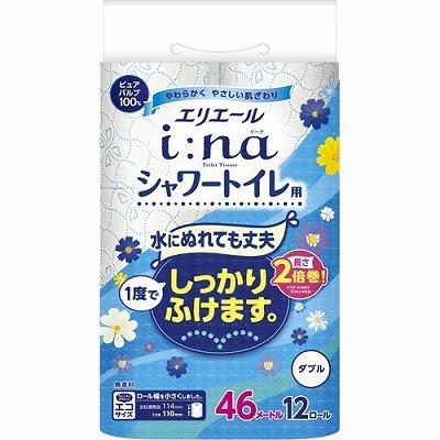 エリエールイーナ　トイレットシャワーダブル　12Ｒ