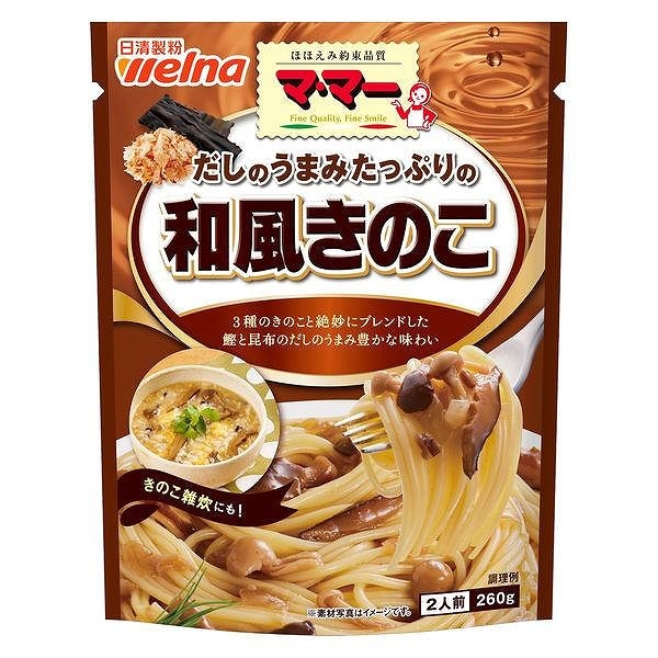 日清製粉ウェルナ　マ・マー　だしのうまみたっぷりの和風きのこ　260g