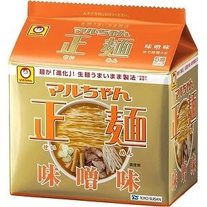 マルちゃん正麺 味噌味 5食パック  5食入×6個