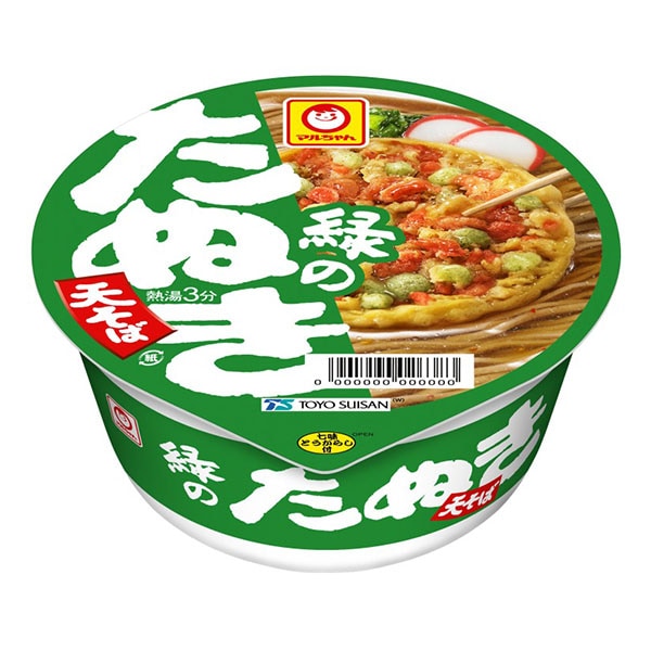 東洋水産 マルちゃん 緑のたぬき天そば 西 101g