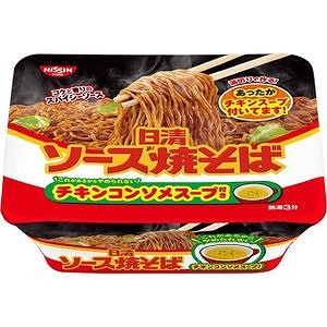 日清ソース焼そば カップ チキンスープ付き 104g×12個 | カップ麺