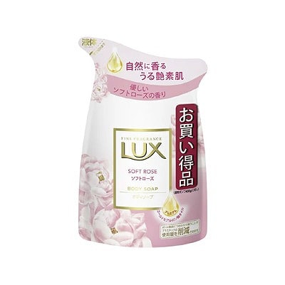 LUX ボディソープ ソフトローズ つめかえ用 300g