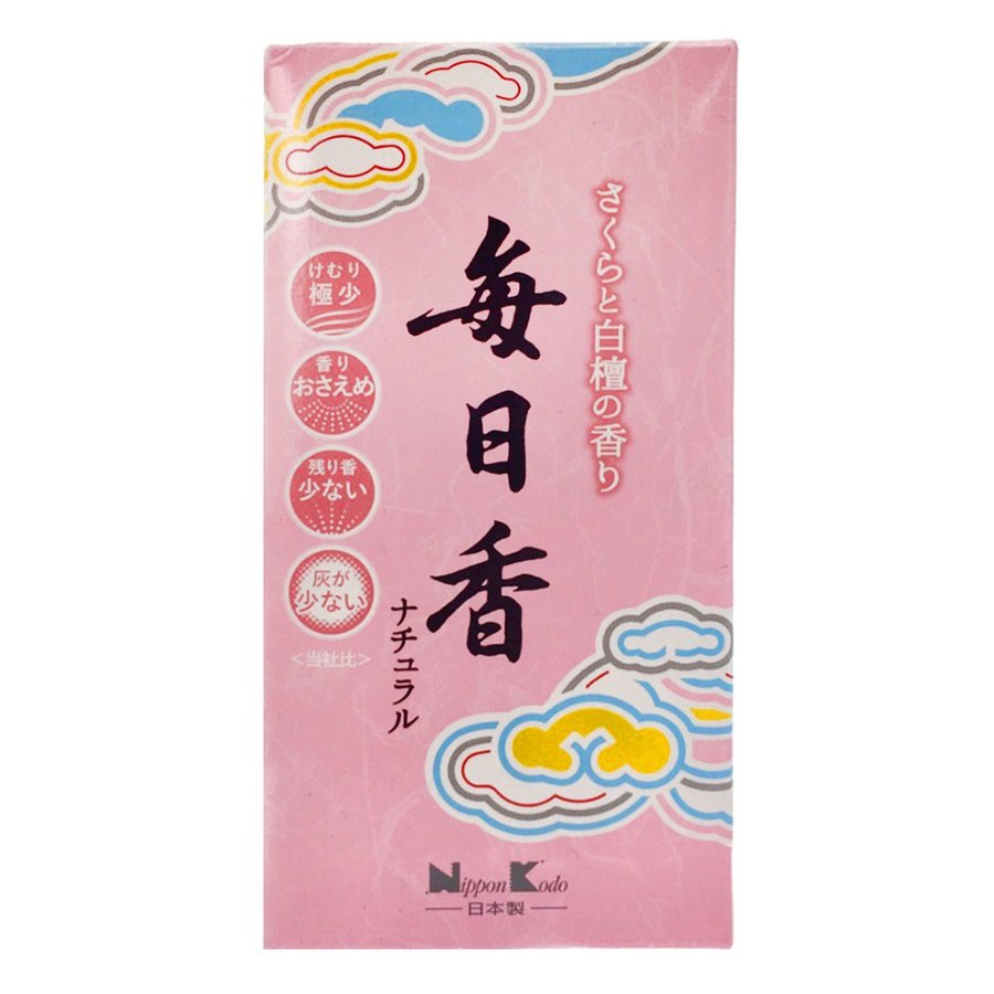 日本香堂(Nippon Kodo)  毎日香ナチュラル さくら バラ詰