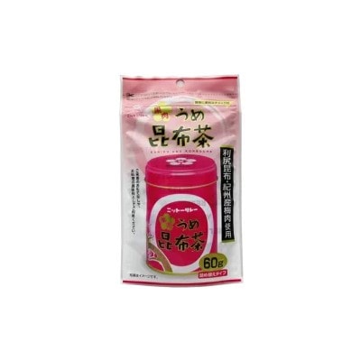 ニットーリレー　果肉梅昆布茶60ｇ