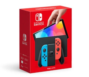 ＜お一人さま1個限り＞同梱不可 任天堂 Nintendo Switch ニンテンドースイッチ 有機ELモデル ネオンブルー・ネオンレッド HEG-S-KABAA