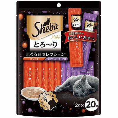 【ネコポス対応】マースジャパン シーバ とろ～り メルティ まぐろ味Ｓ 12g×20本