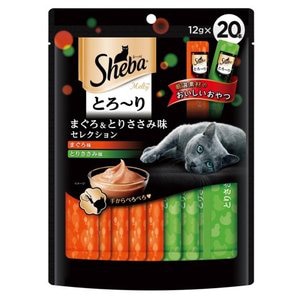 【ネコポス対応】マースジャパン シーバ とろ～り メルティ まぐろ＆とりささみ味セッション 12g×20本