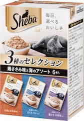 シーバ リッチ ごちそうフレーク 鶏ささみ味と海のアソート 35g 6袋