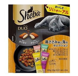 マースジャパン シーバ デュオ 鶏ささみ味と海のセレクション 200g