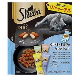 マースジャパン シーバ デュオ クリーミーミルク味セレクション 200g