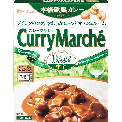ハウス　カレーマルシェ中辛180ｇ