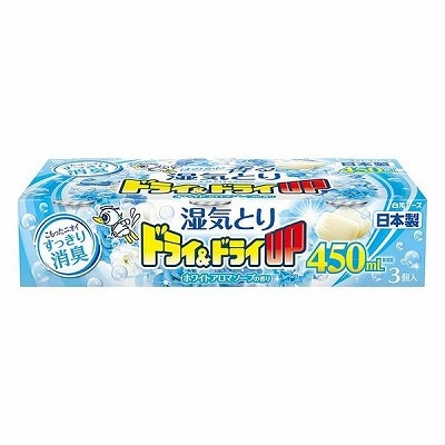 白元アース　ドライ＆ドライＵＰ　ホワイトアロマソープ    450ｍｌ×3個