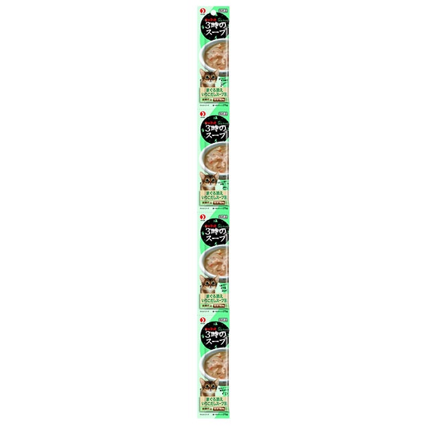 ペットライン　キャネット　3時のスープ　まぐろ添えいりこだしスープ風　25g×4連パック