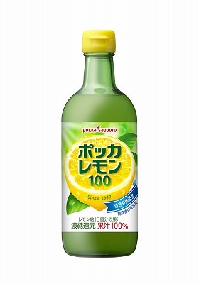 ポッカサッポロ　ポッカレモン100　450ｍｌ