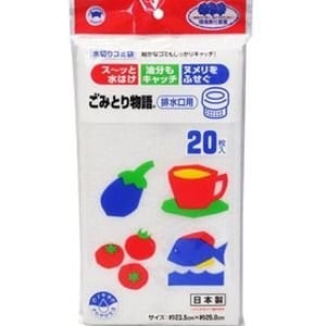 ボンスター  水切りゴミ袋 ごみとり物語 排水口用 20枚入