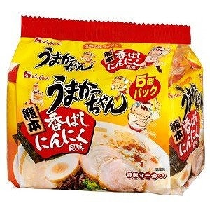 ハウス食品 うまかっちゃん 熊本香ばしにんにく風味 5食入 九州の味 インスタントラーメン