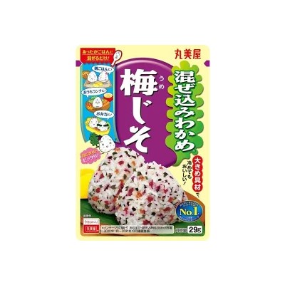 丸美屋　混ぜ込みわかめ　梅じそ　29ｇ