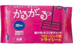 山崎産業　かるがーる　フローリング用ドライシート30Ｐ