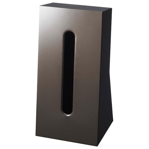 山崎実業　ティッシュケース　スマート　ブラウン