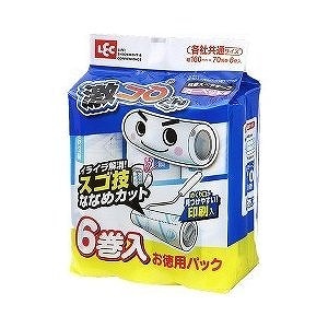 激コロくん スゴ技ななめカット 粘着スペアテープ( 70周×6巻入 ) 花粉 花粉対策