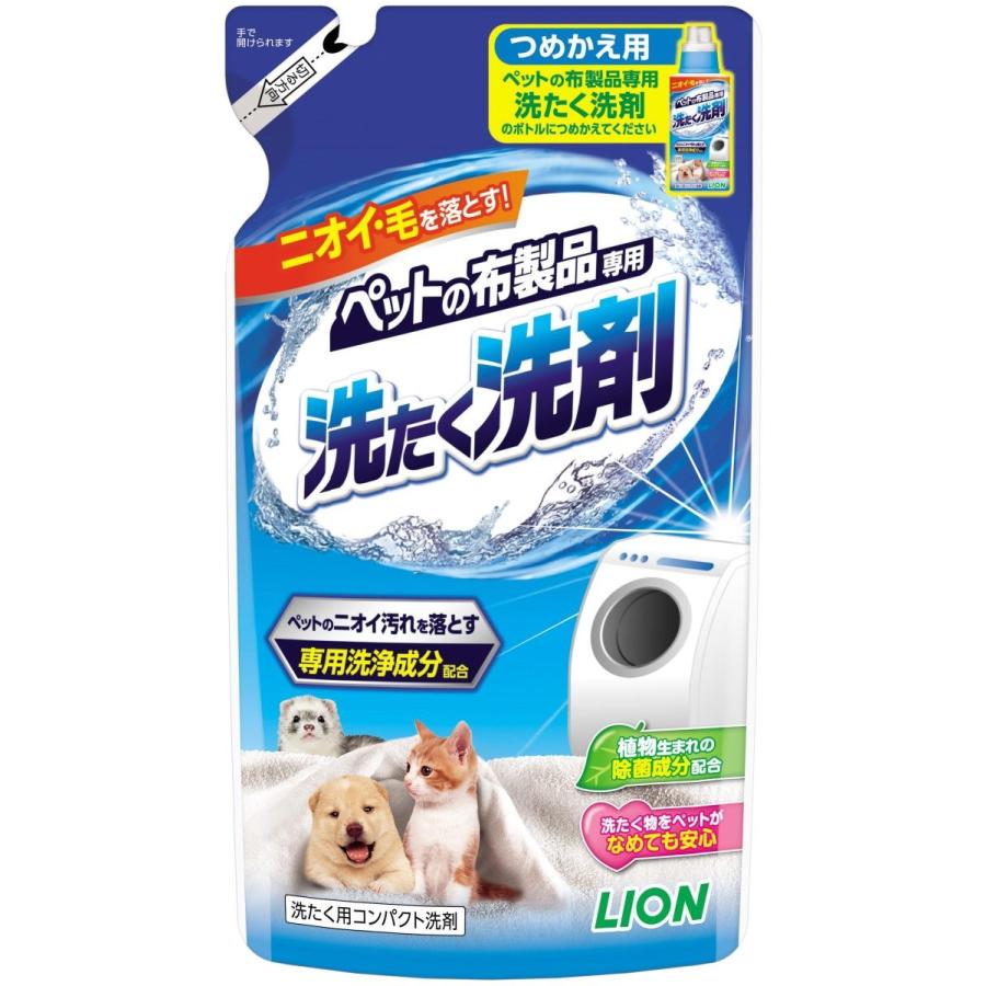 ライオンペット　ペットの布製品専用洗たく洗剤　つめかえ用　320g