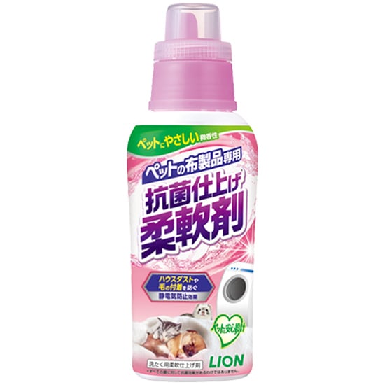 ライオンペット　ペットの布製品専用　抗菌仕上げ柔軟剤　360g