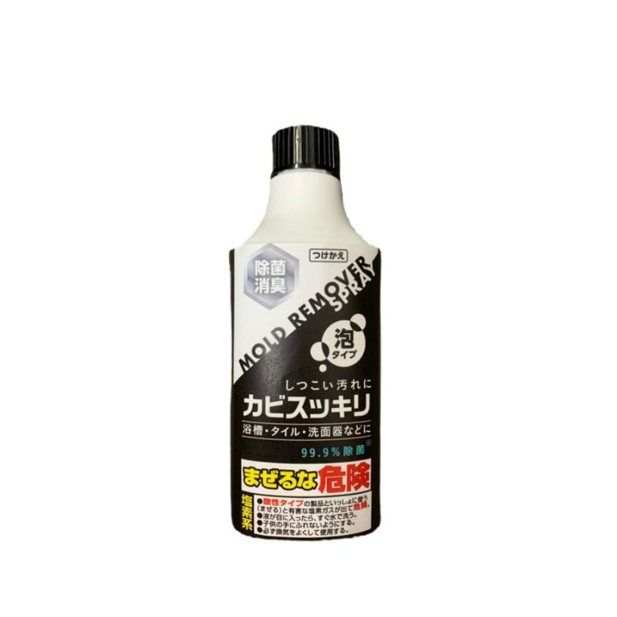 ロケット石鹸 カビスッキリスプレー 泡タイプ つけかえ用 400ml ハーブの香り