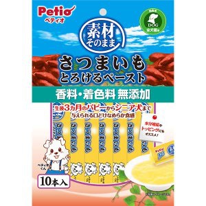ペティオ Petio 素材そのまま　さつまいも　とろけるペースト　10本入