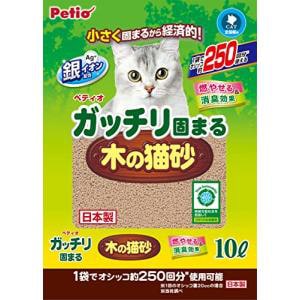ペティオ Petio ガッチリ固まる木の猫砂 10Ｌ